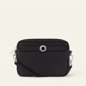 Millie Crossbody | Black with Silver hardware