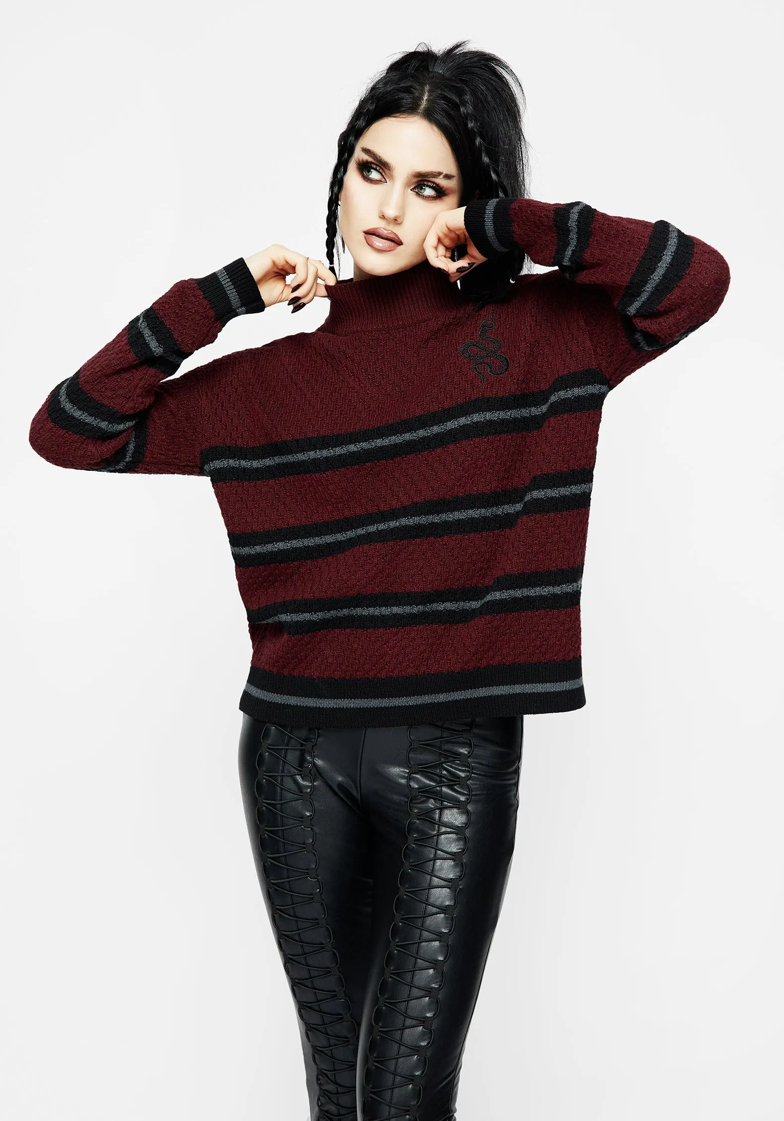 Mimic Striped Knit Jumper