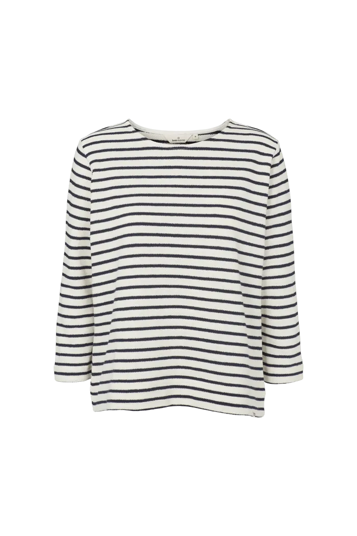 Mint Loose Tee - whisper white / Sky captain