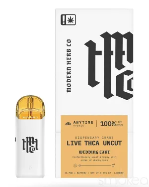 Modern Herb Co THCA Live Resin Uncut Pod Kit - Wedding Cake