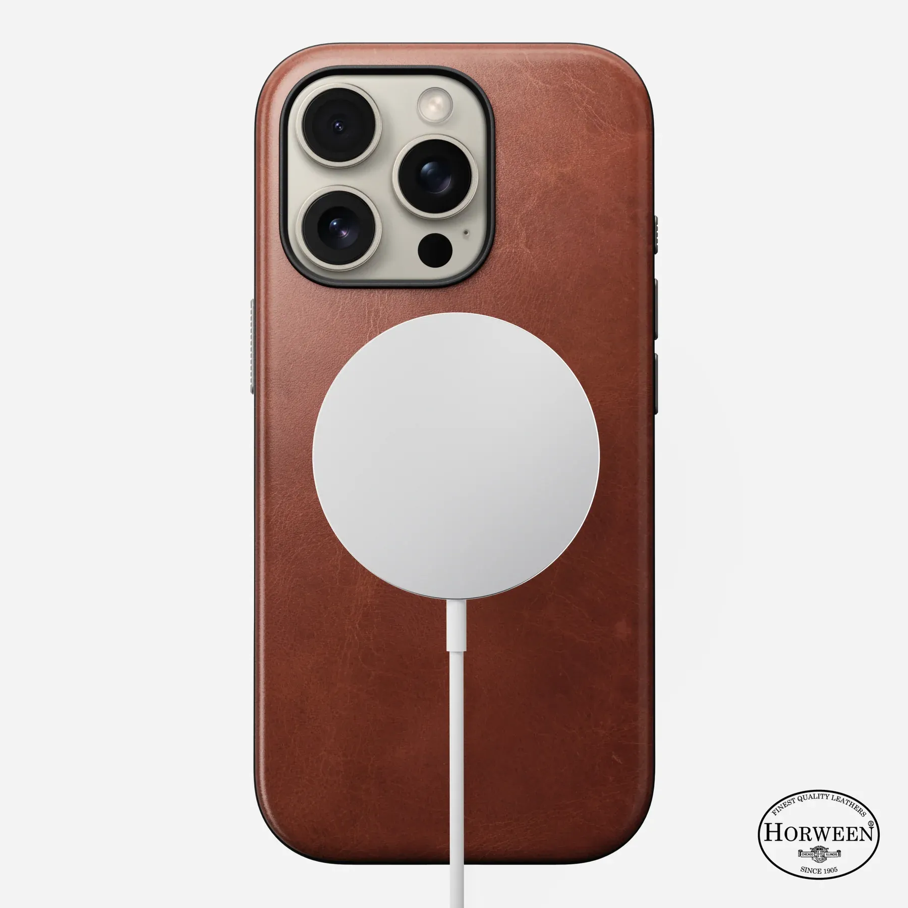 Modern Leather Case for iPhone 16 Series | Horween®