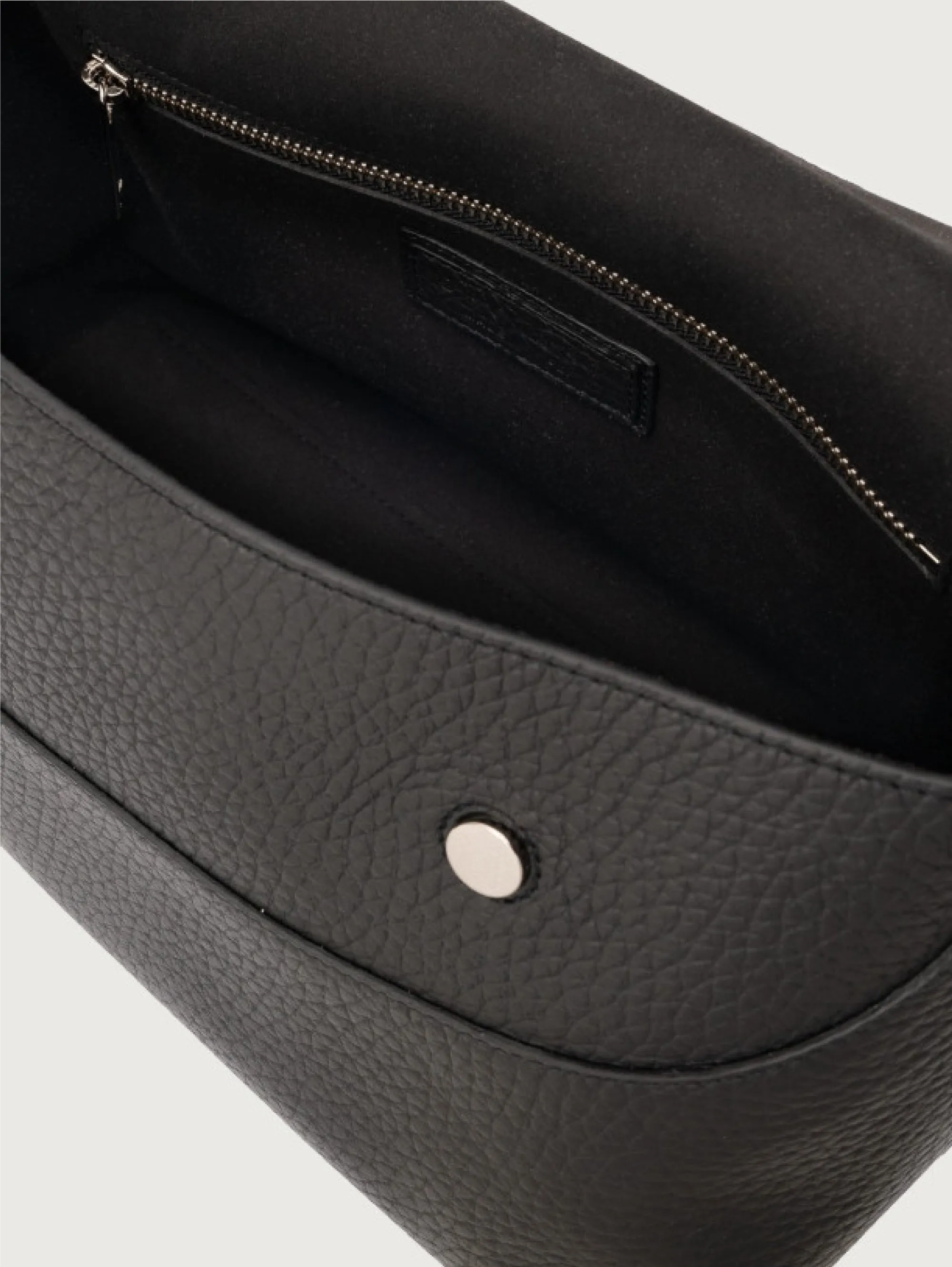 Nana Bag in Black Soft Hammered Leather