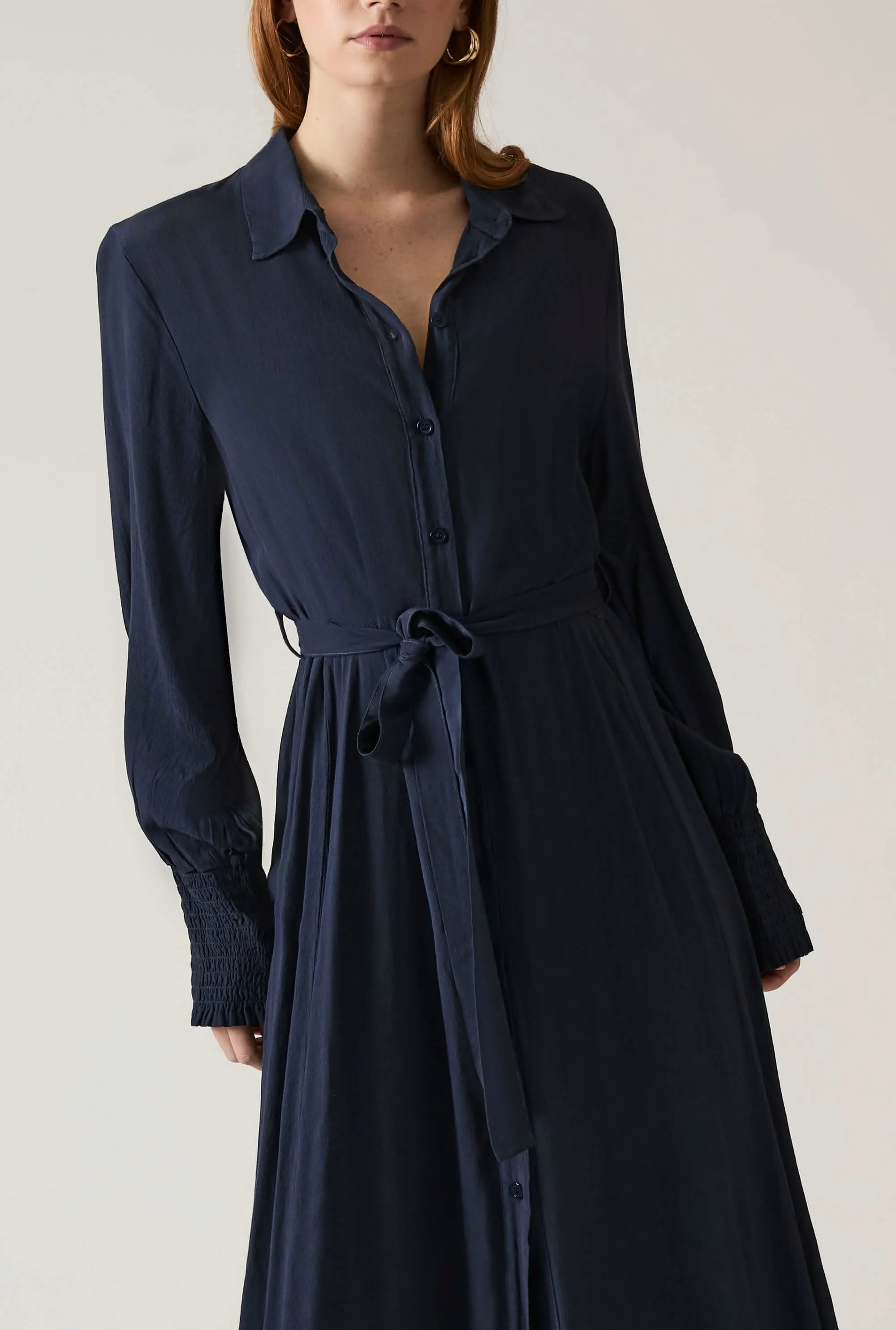 Navy Midi Dress