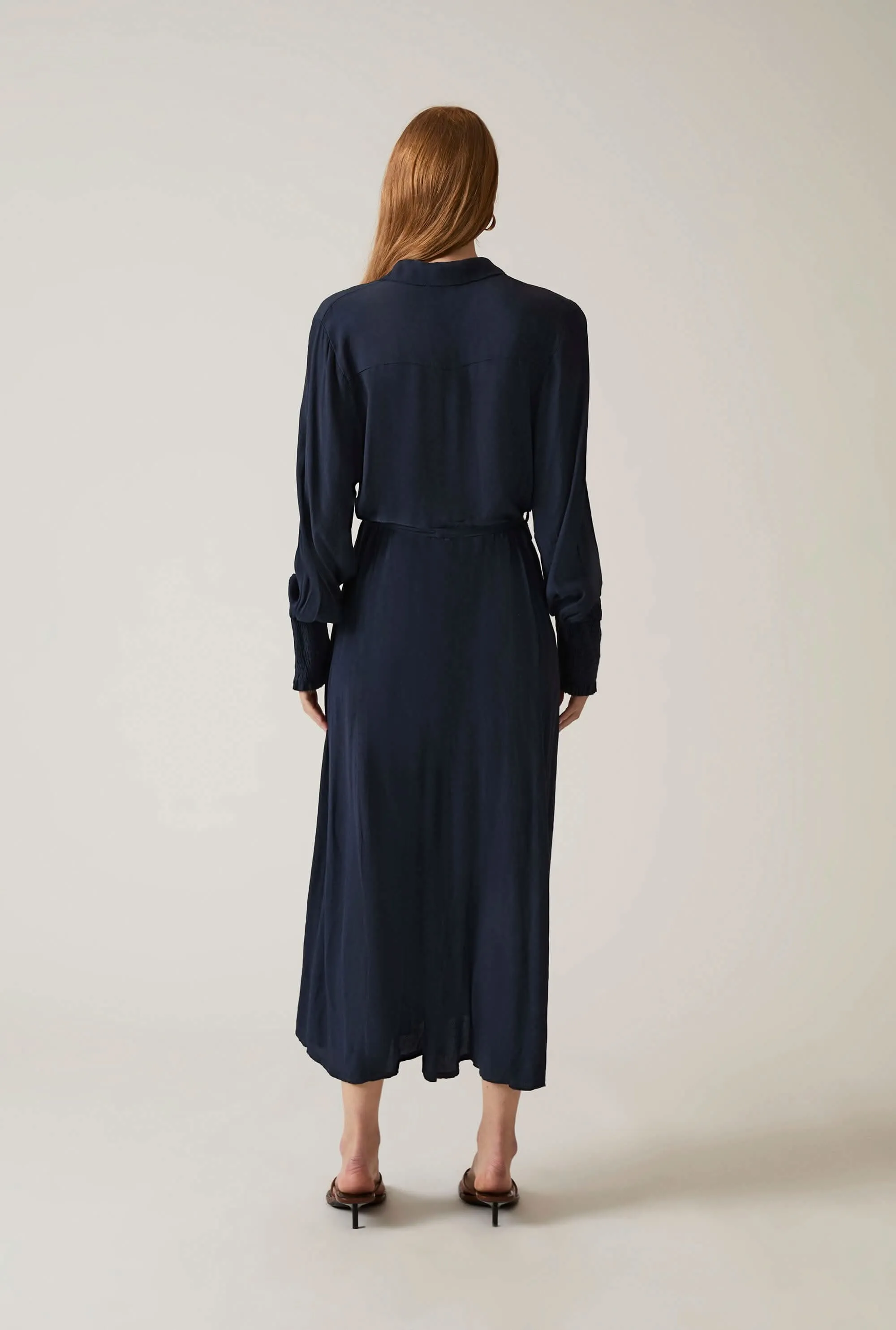 Navy Midi Dress