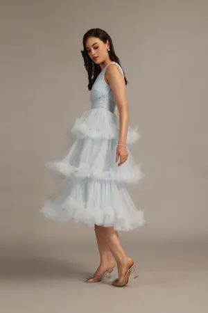 Neddin Midaxi in Powder Blue
