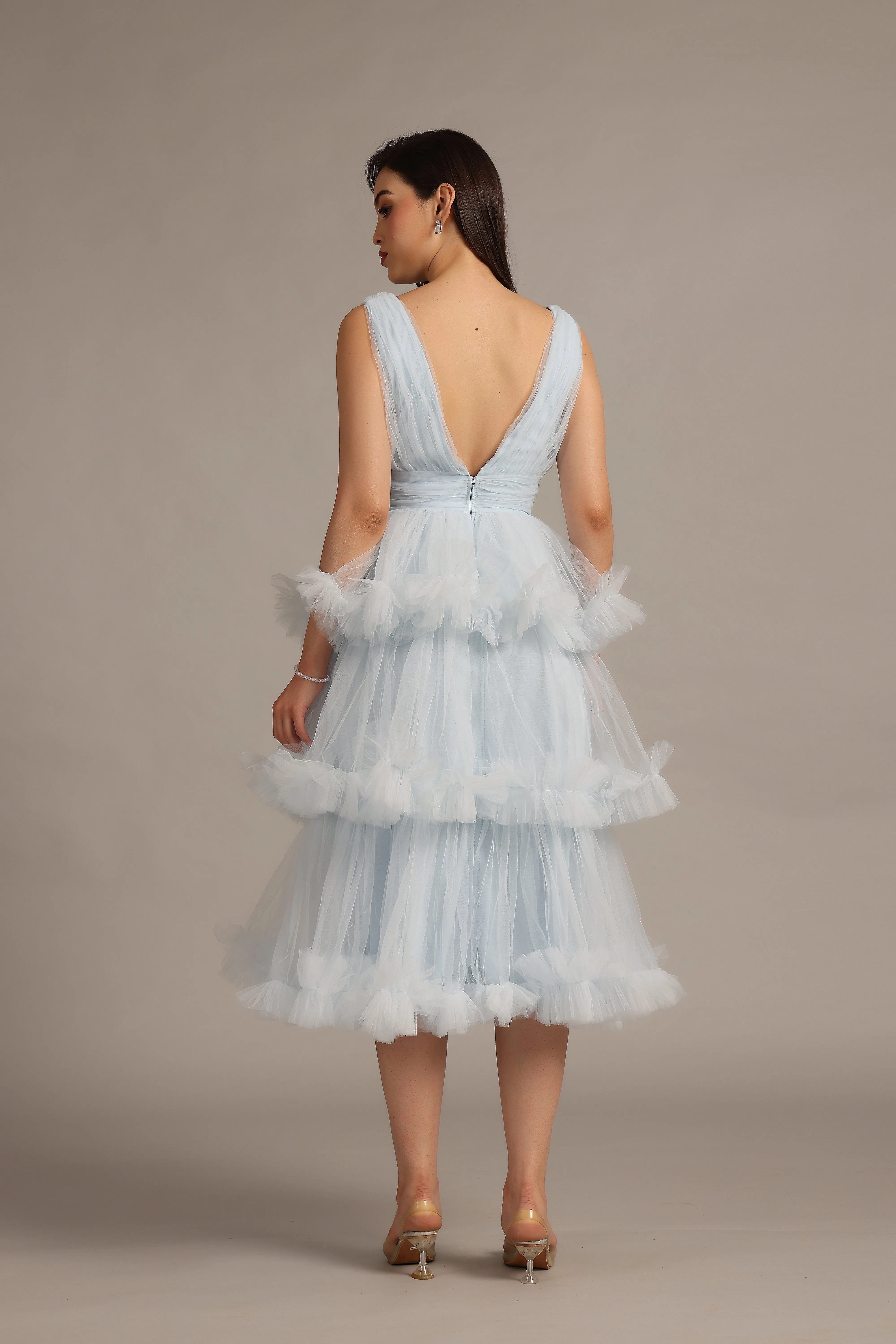 Neddin Midaxi in Powder Blue