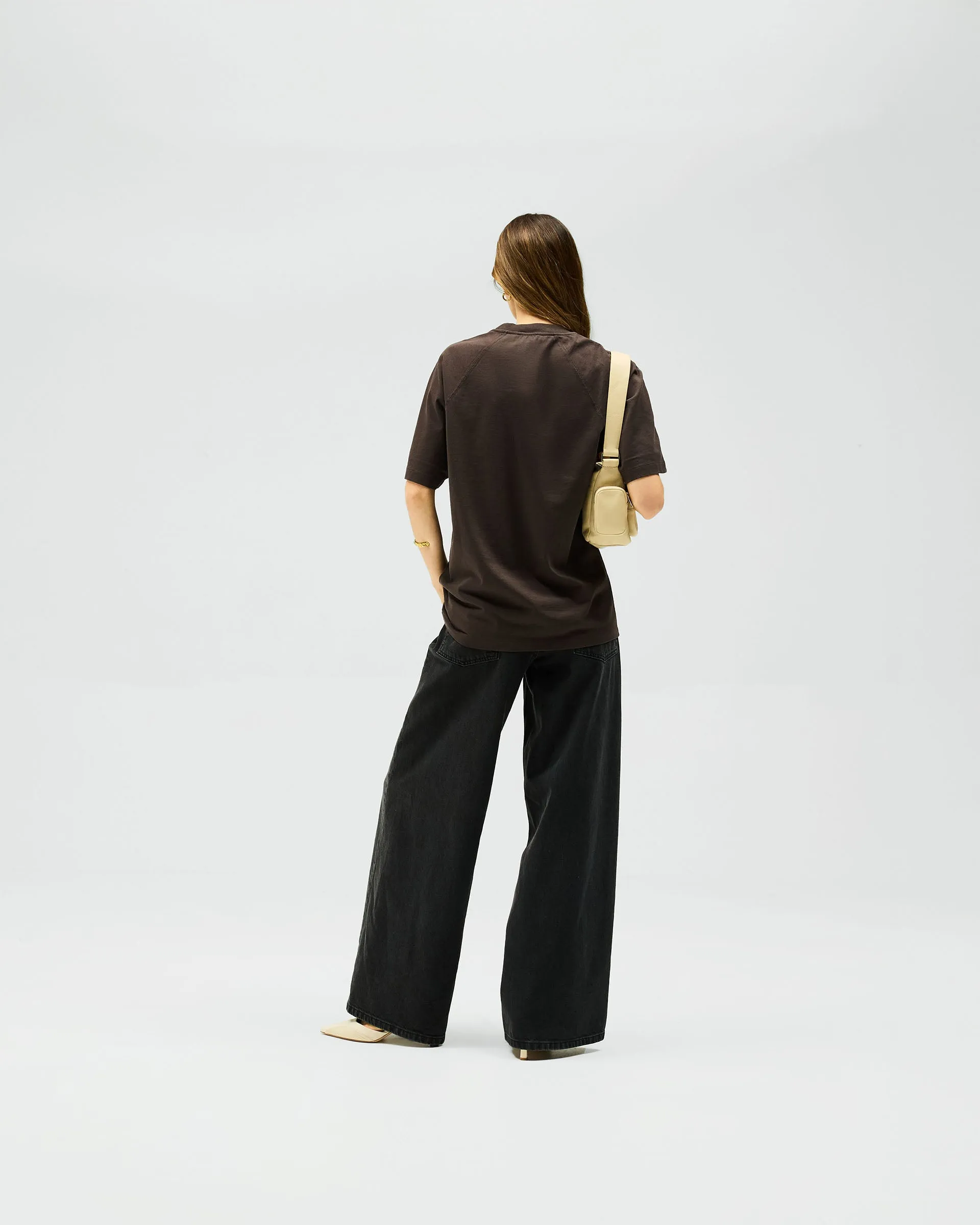 Owners Club Boyfriend T-Shirt - Black Coffee