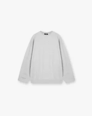 Owners Club Relaxed Sweater - Grey Marl