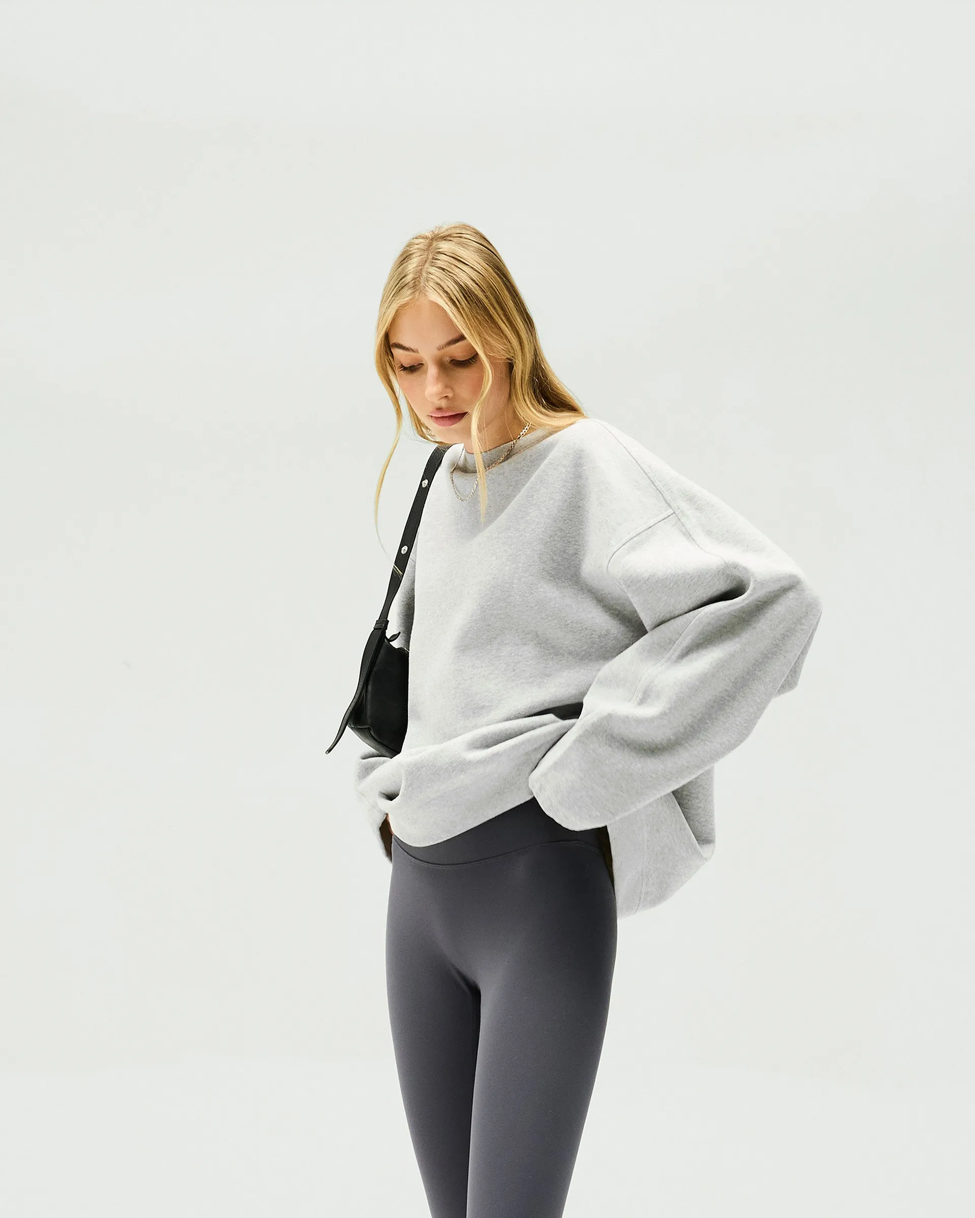 Owners Club Relaxed Sweater - Grey Marl