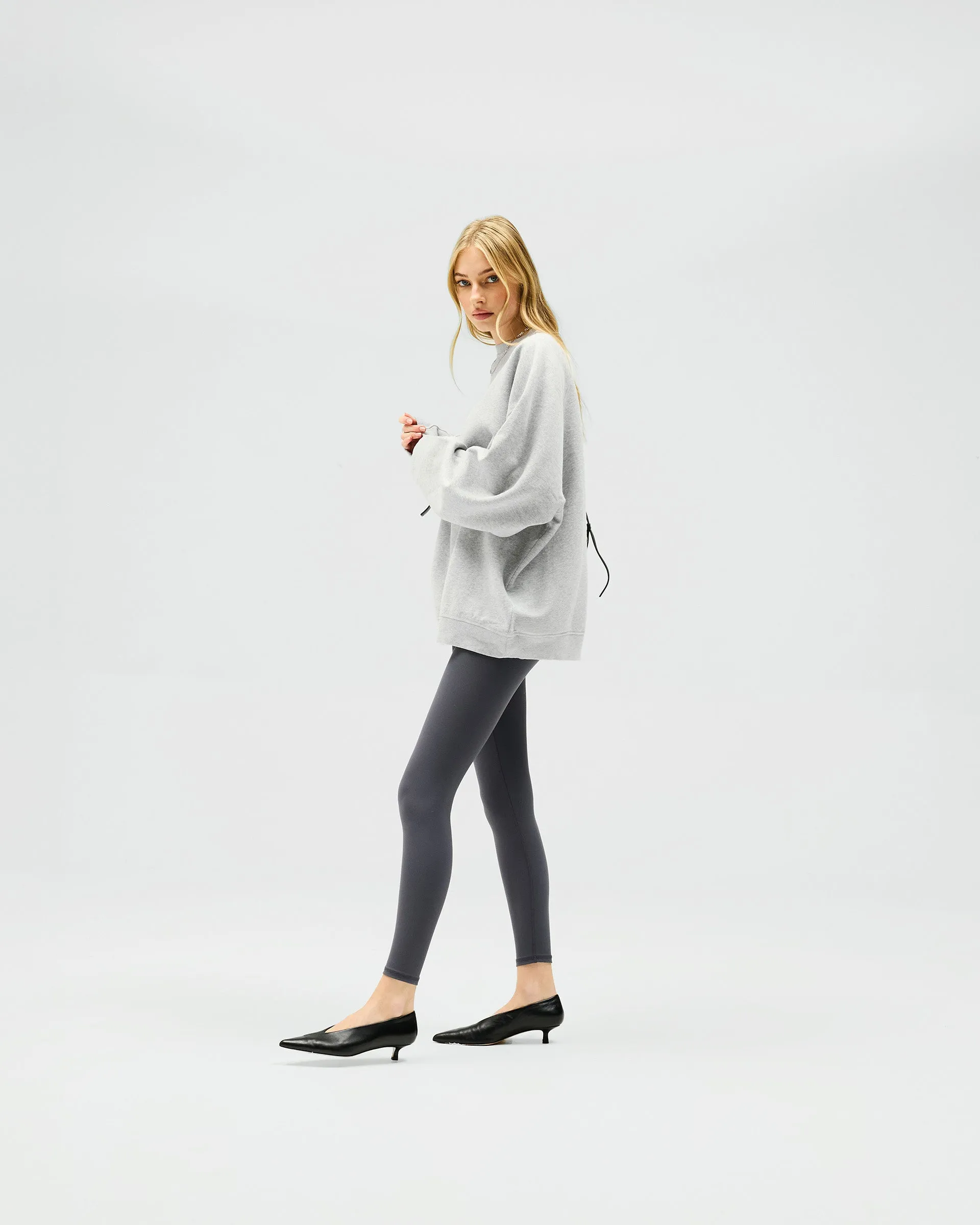 Owners Club Relaxed Sweater - Grey Marl