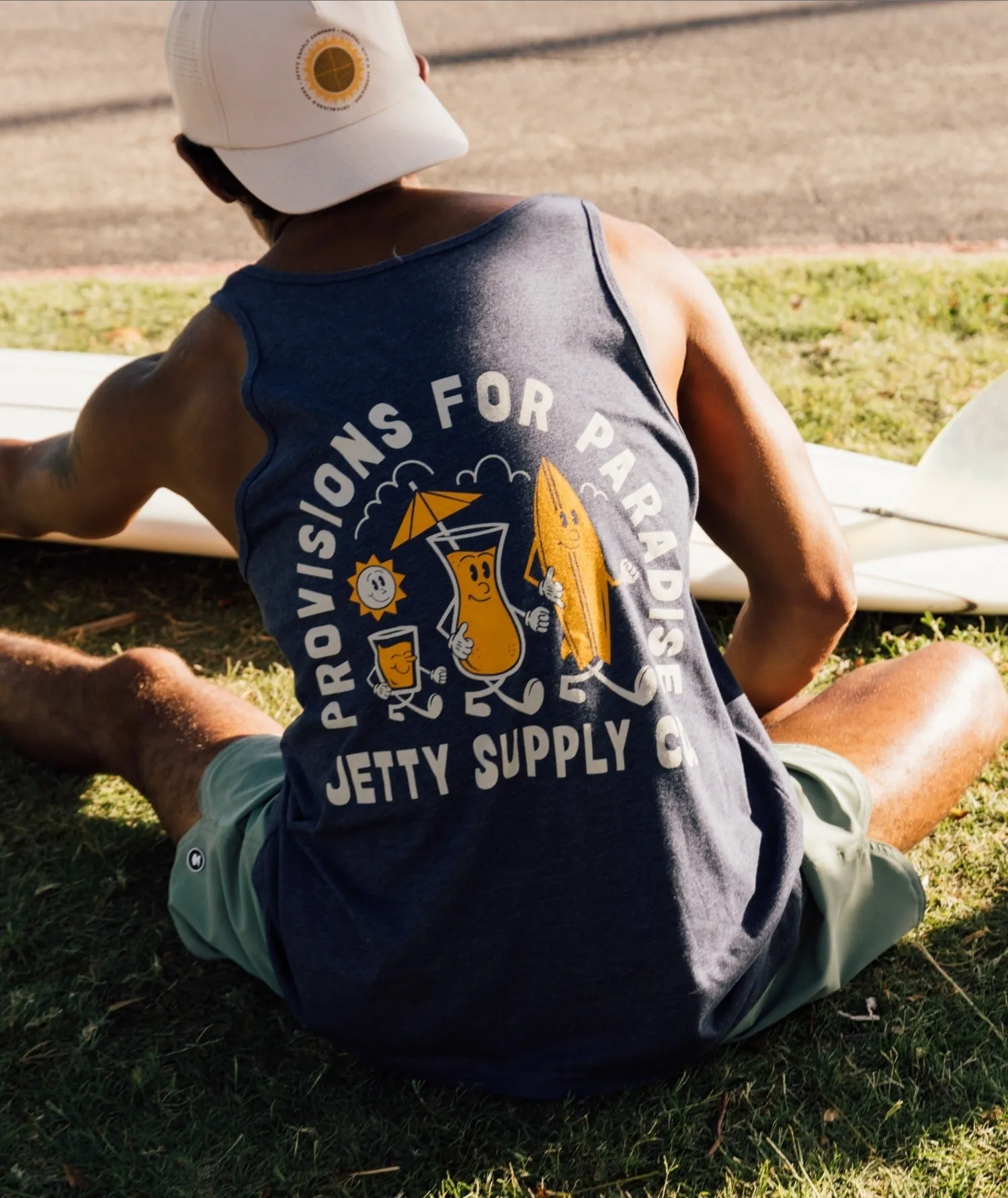 Paradise Pals Tank - Navy