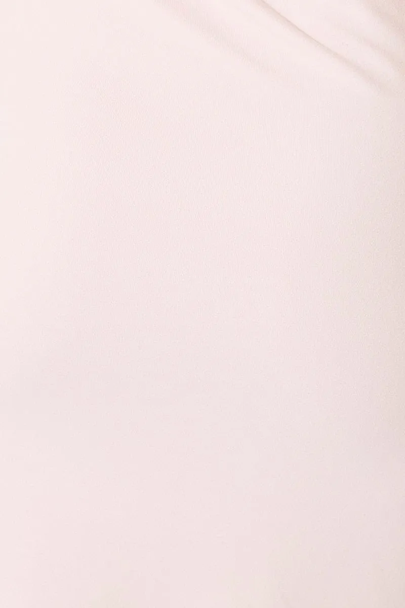 Pink Supersoft Dress Short Sleeve Crew Neck