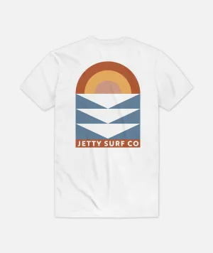 Prism Pocket Tee - White