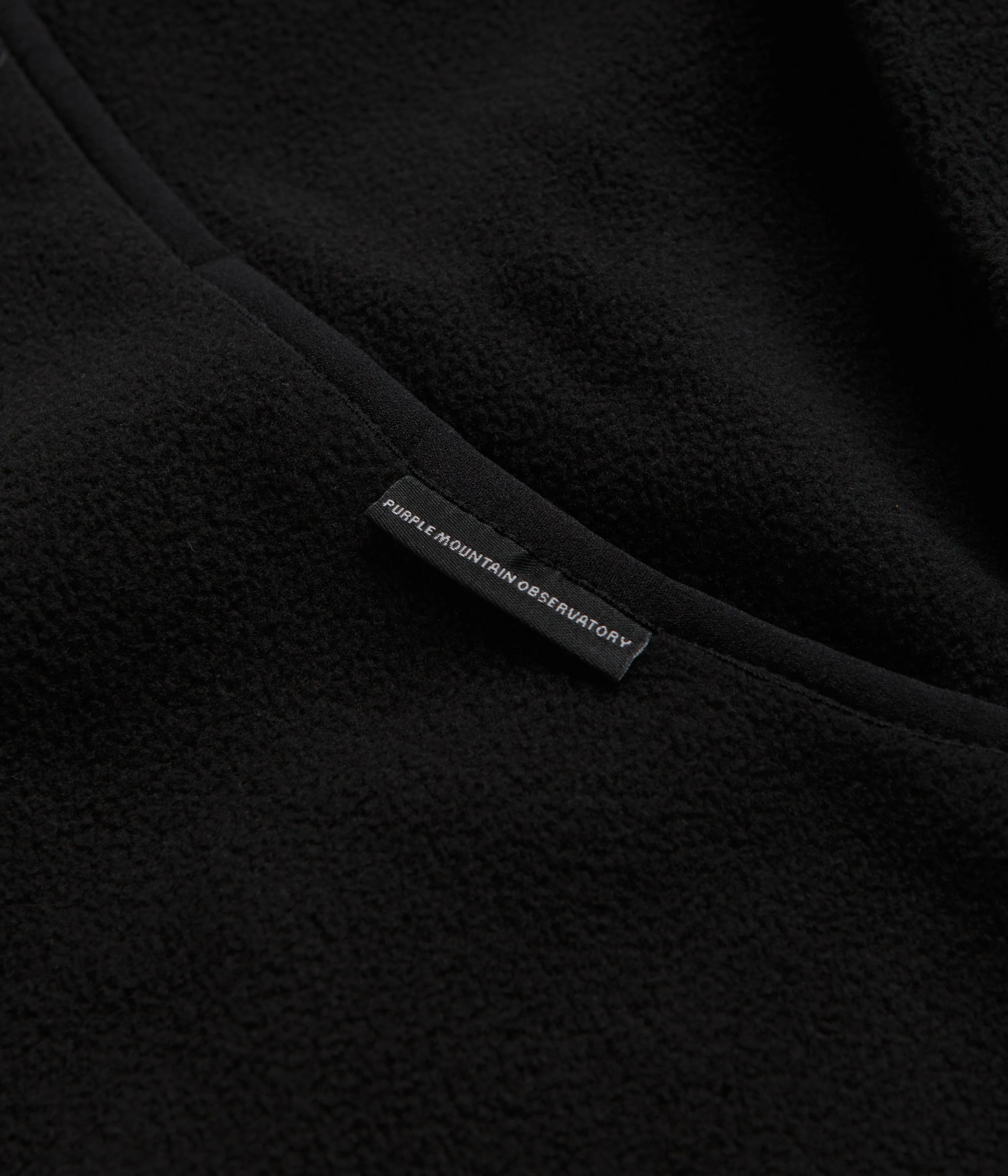 Purple Mountain Observatory Micro Fleece Cardigan - Black