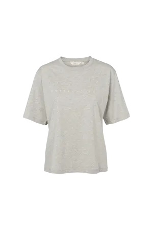 Raja Logo Tee - Light Grey Mel.