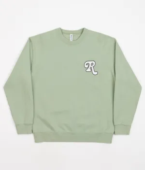 Reception Icon B Crewneck Sweatshirt - Smoke Green