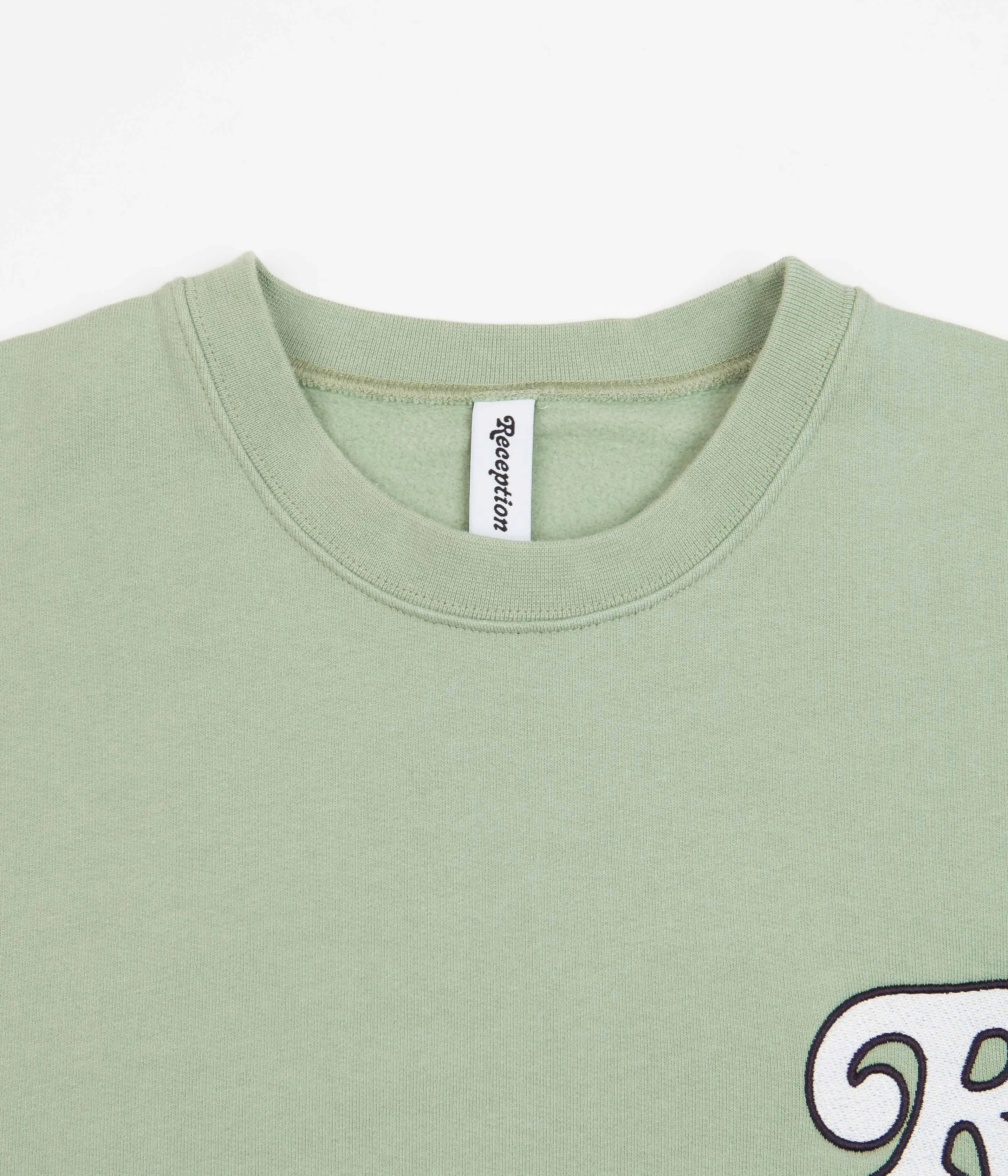 Reception Icon B Crewneck Sweatshirt - Smoke Green