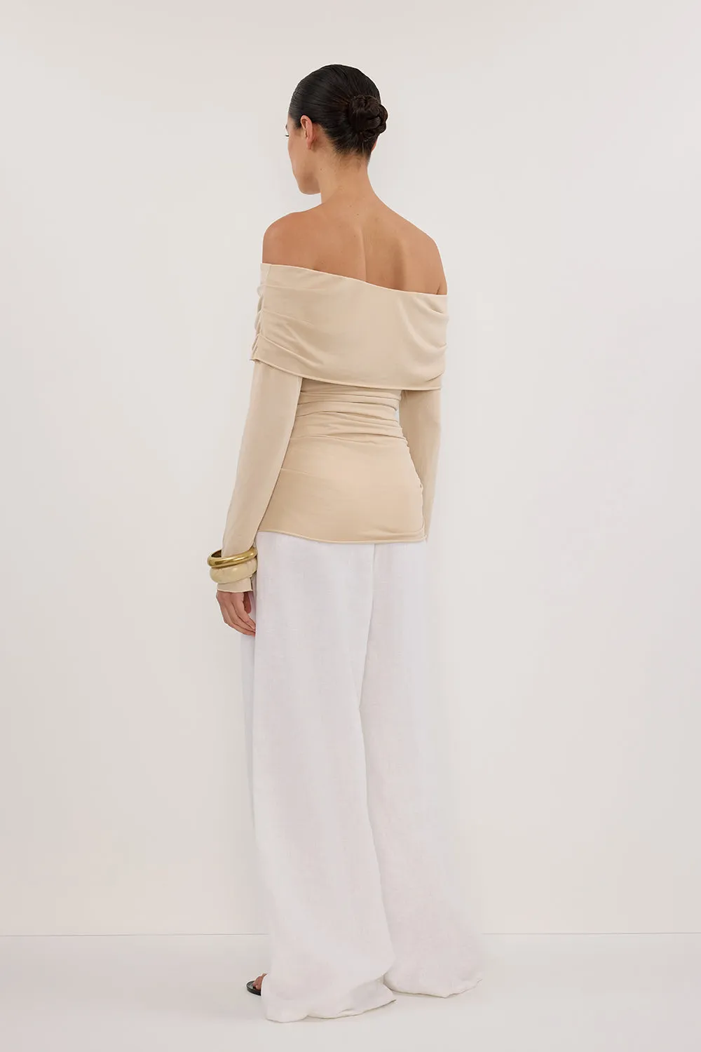 ROBYN STONE OFF SHOULDER TOP