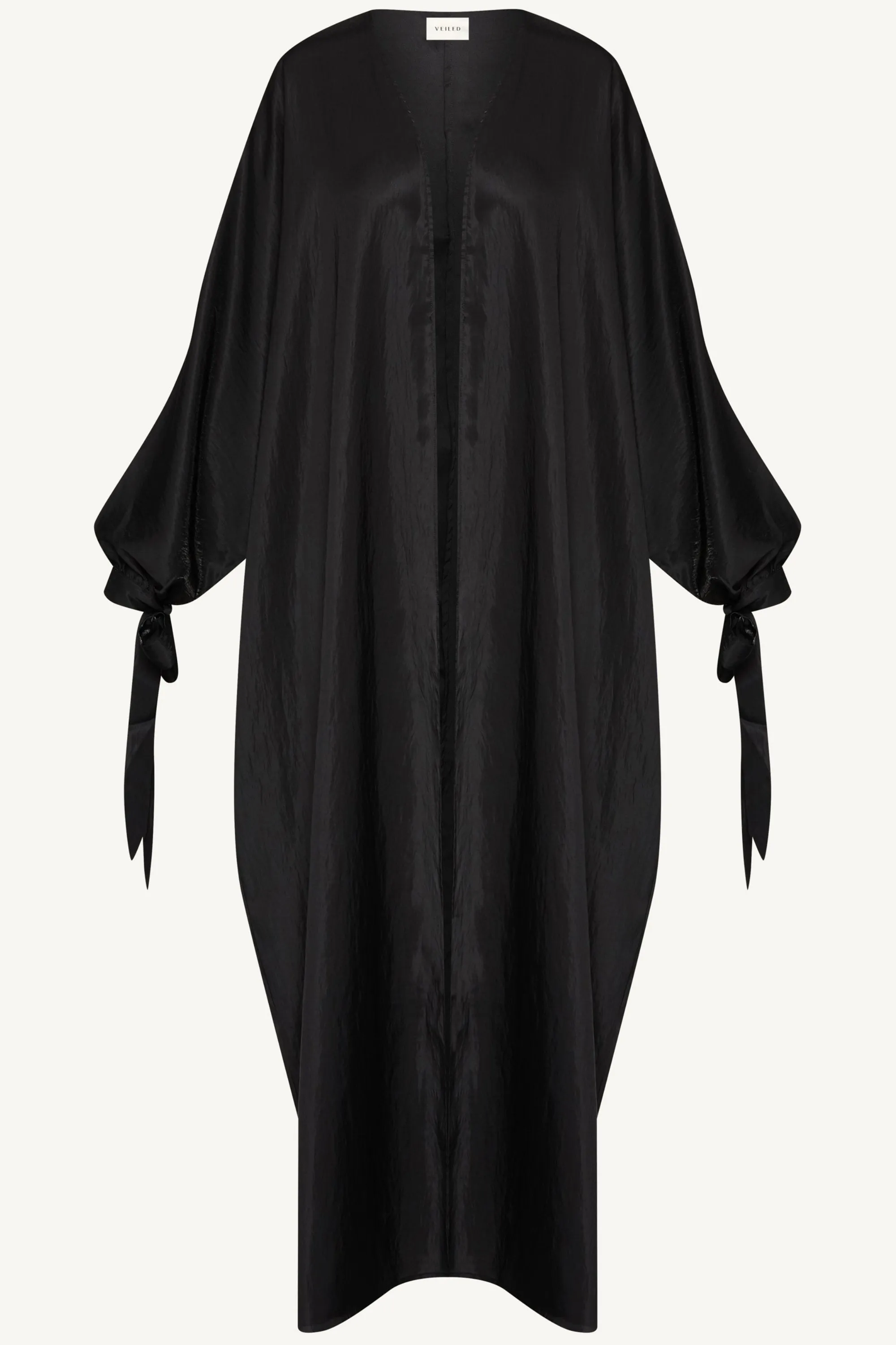 Safiyah Open Abaya - Black