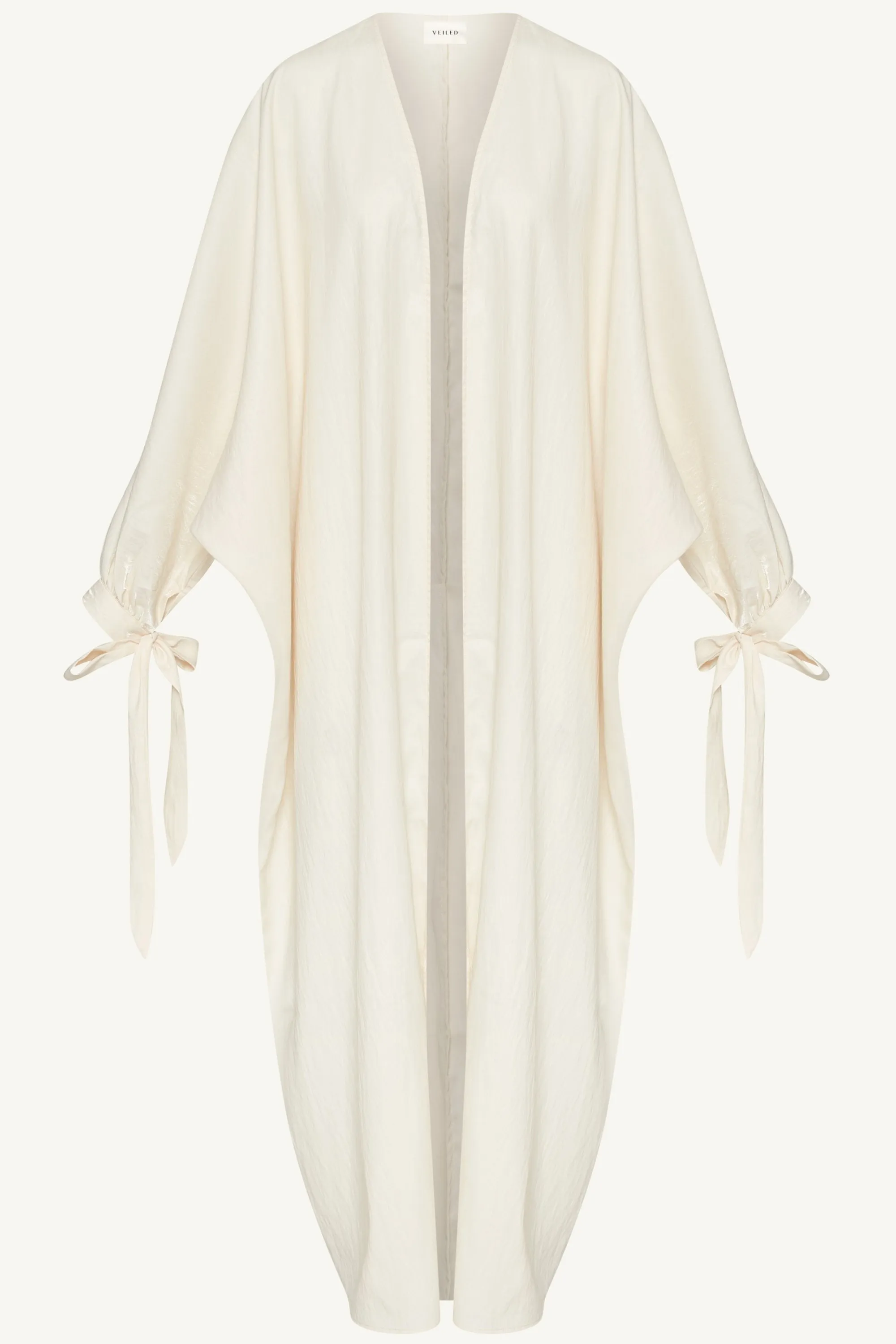 Safiyah Open Abaya - Panna Cotta
