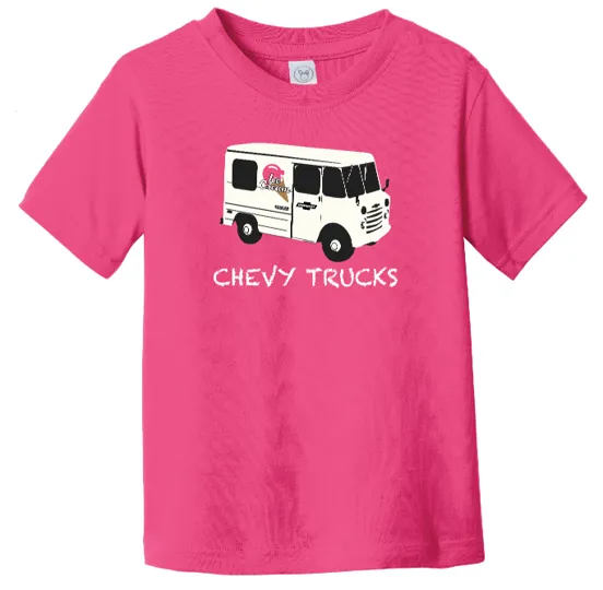 Toddler Chevy Trucks Ice Cream Graphic T-Shirt