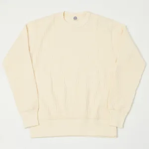 TOYS McCOY Big Waffle Crew Neck Sweatshirt - Natural