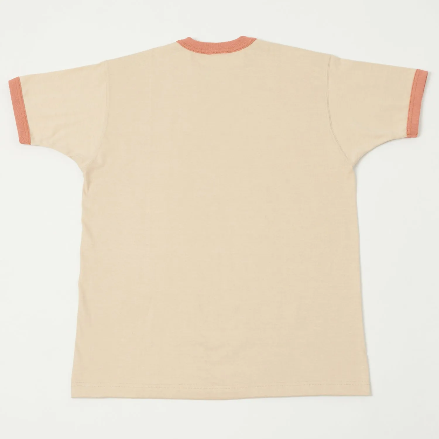 TOYS McCOY Ringer Pocket Tee - Beige/Carrot