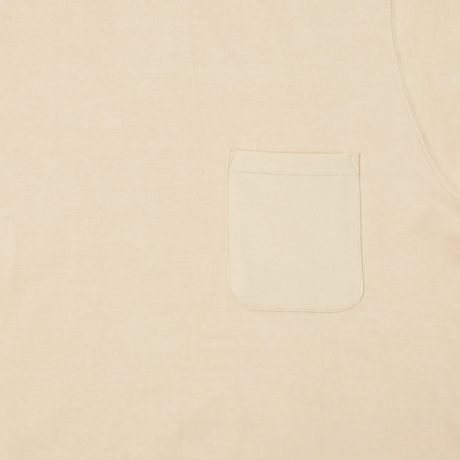 TOYS McCOY Ringer Pocket Tee - Beige/Carrot