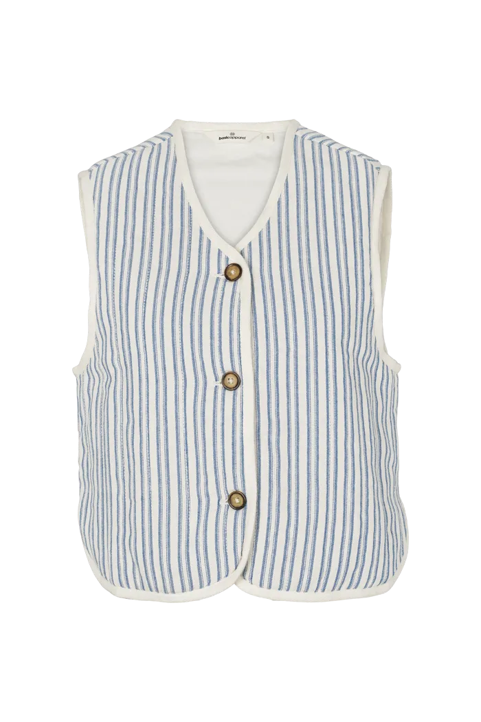Trudie Vest - Birch / Classic blue