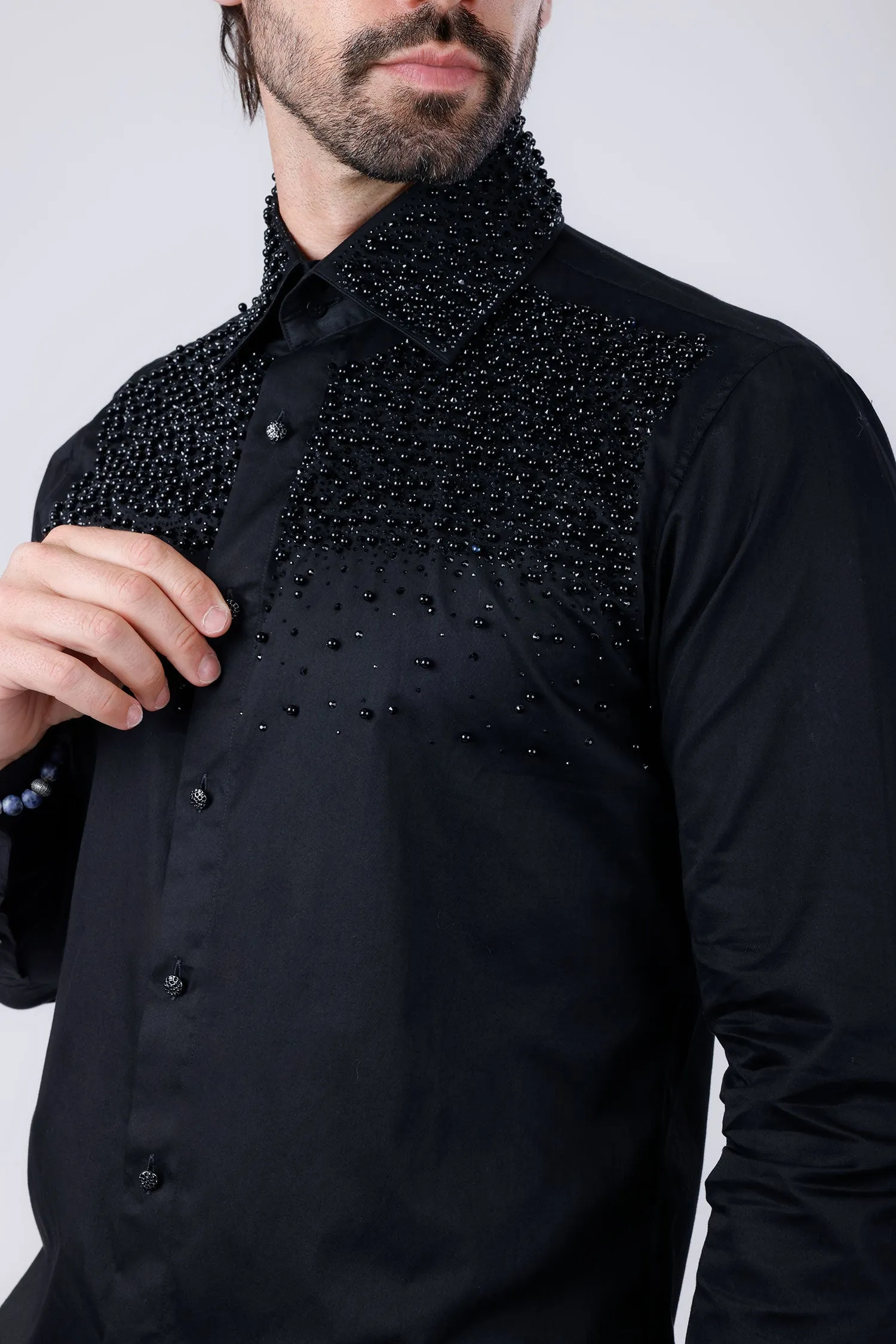 Velona Pearls Long Sleeve Shirt