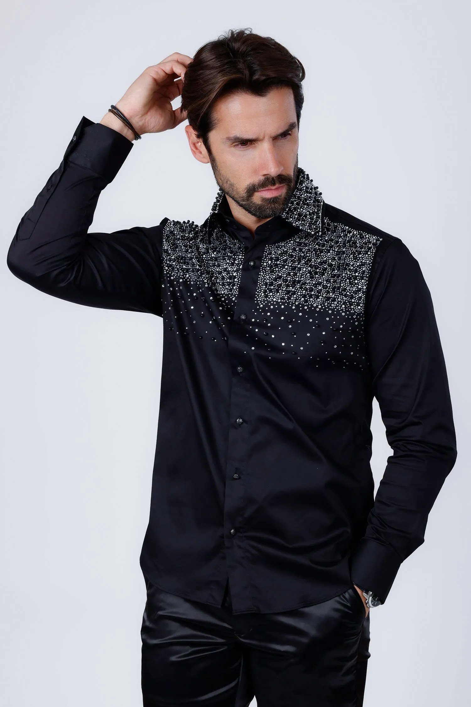 Velona Pearls Long Sleeve Shirt