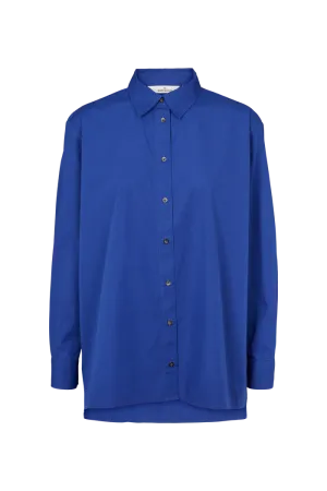 Vilde Loose Shirt - Clematis Blue