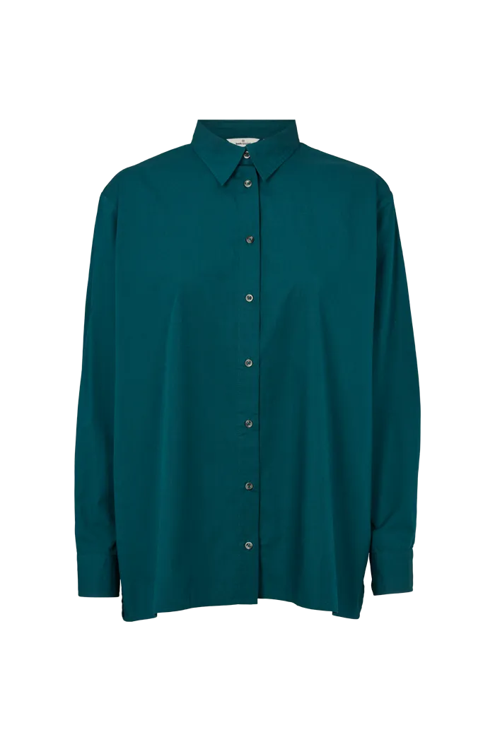 Vilde Loose Shirt - Deep Teal