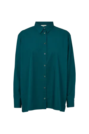 Vilde Loose Shirt - Deep Teal