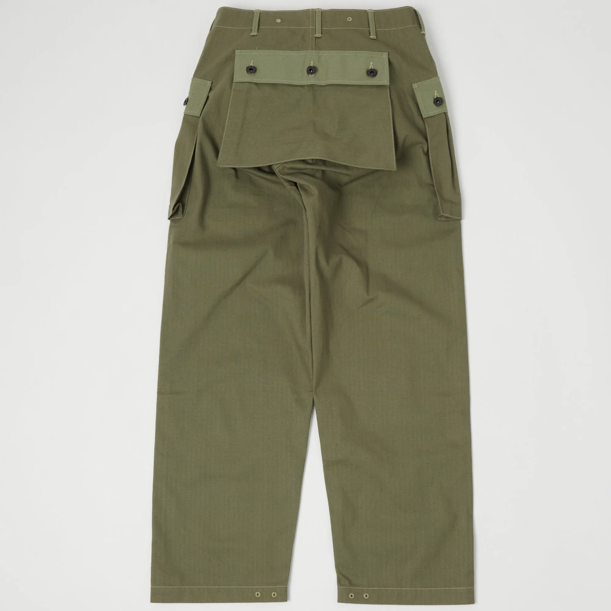 Warehouse & Co 1097 USMC Herringbone Monkey Pant - Olive Drab