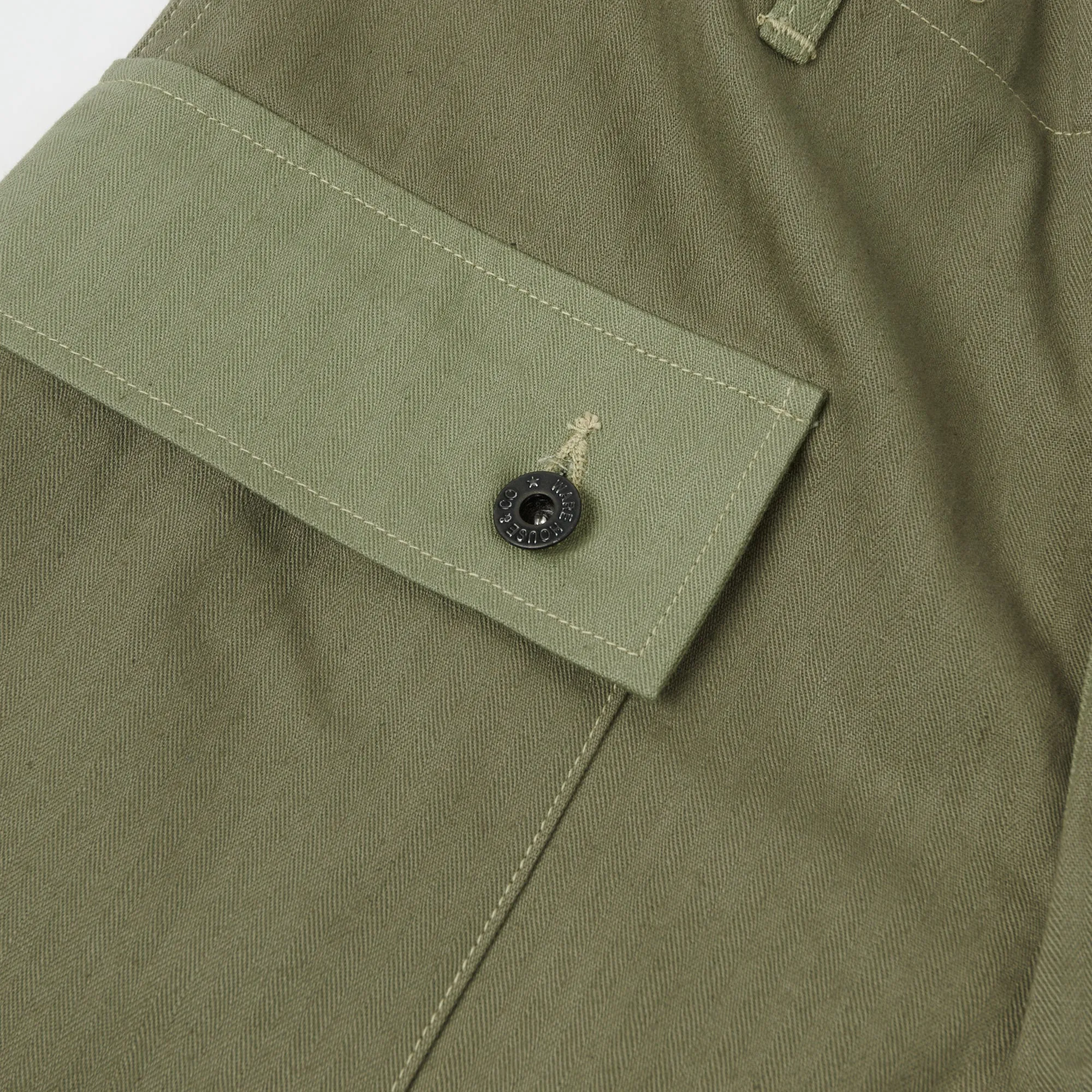Warehouse & Co 1097 USMC Herringbone Monkey Pant - Olive Drab