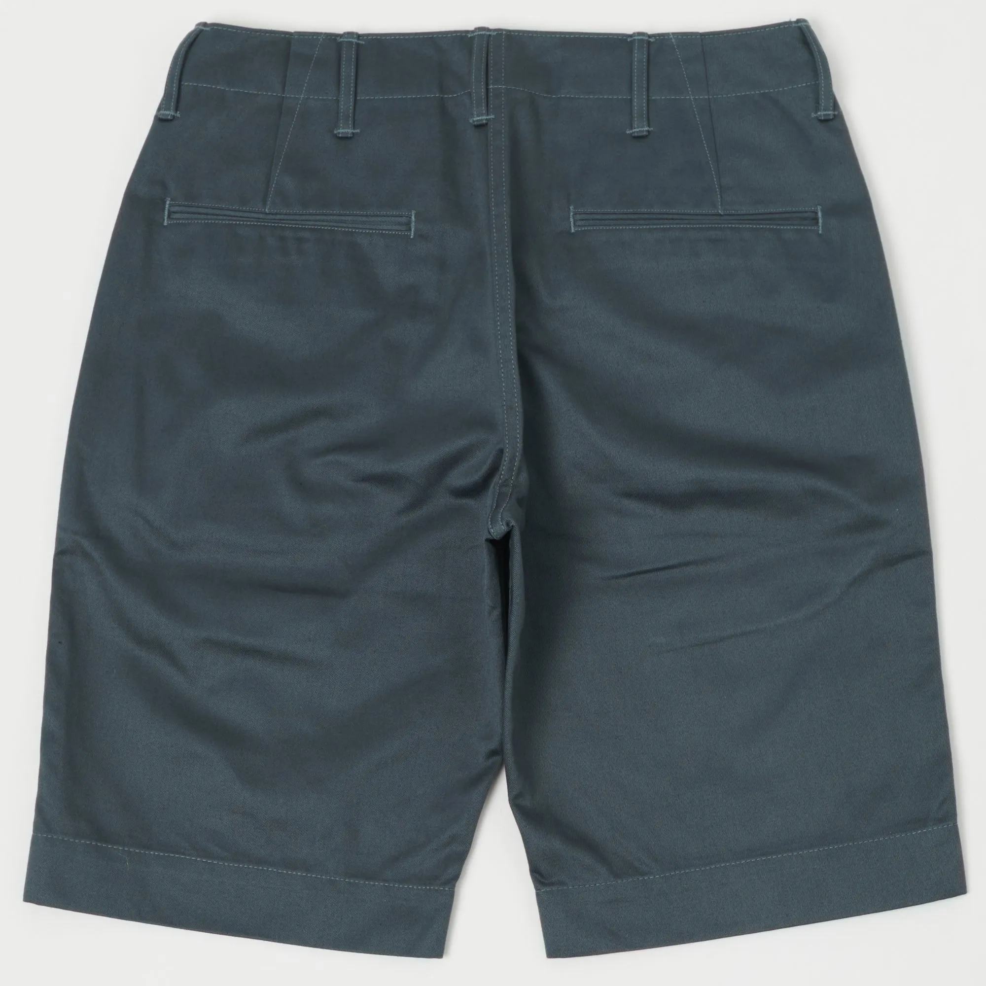 Warehouse & Co 1204 Chino Short - Blue Grey