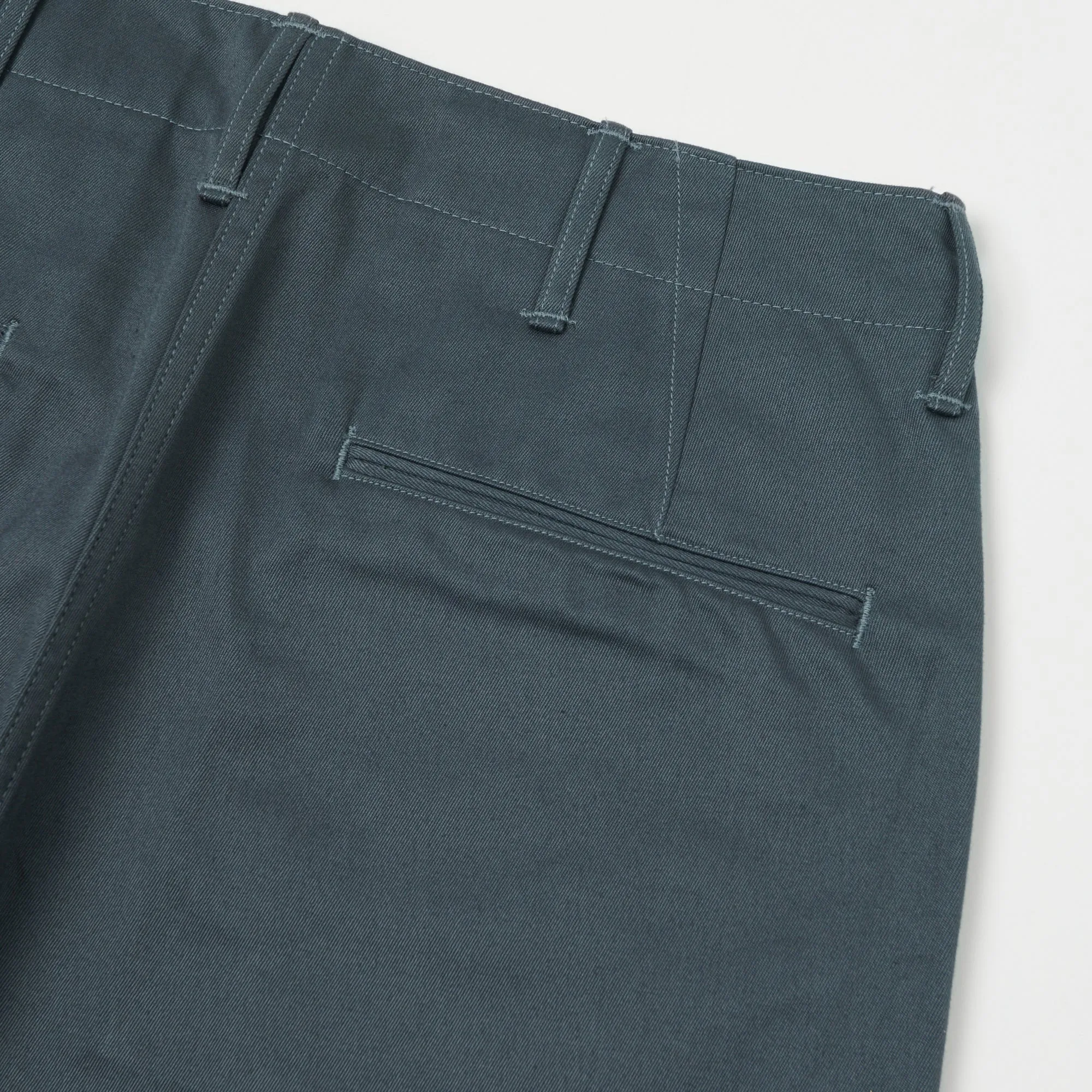 Warehouse & Co 1204 Chino Short - Blue Grey