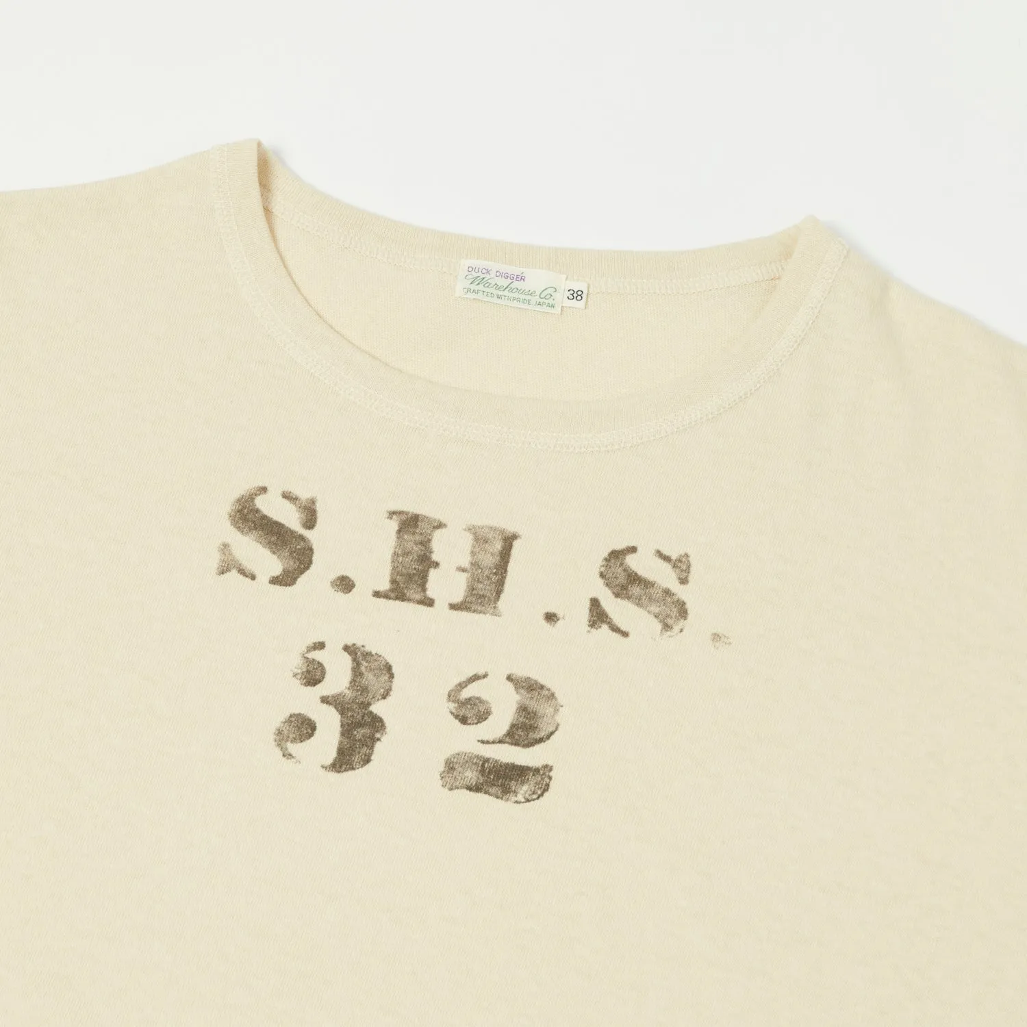 Warehouse & Co 4091 'SHS' USN Skivvy Tee - Beige