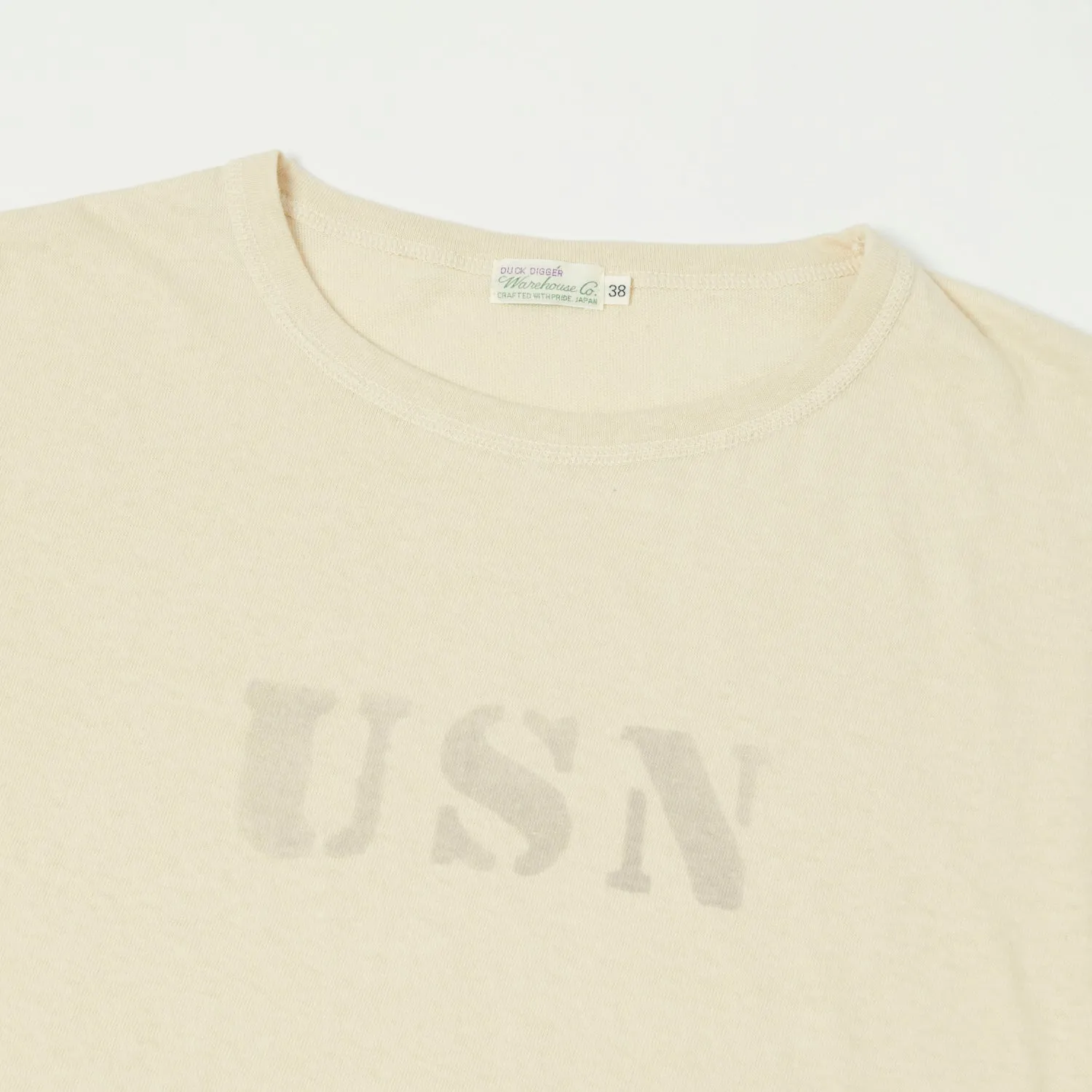 Warehouse & Co 4091 'USN' USN Skivvy Tee - Beige