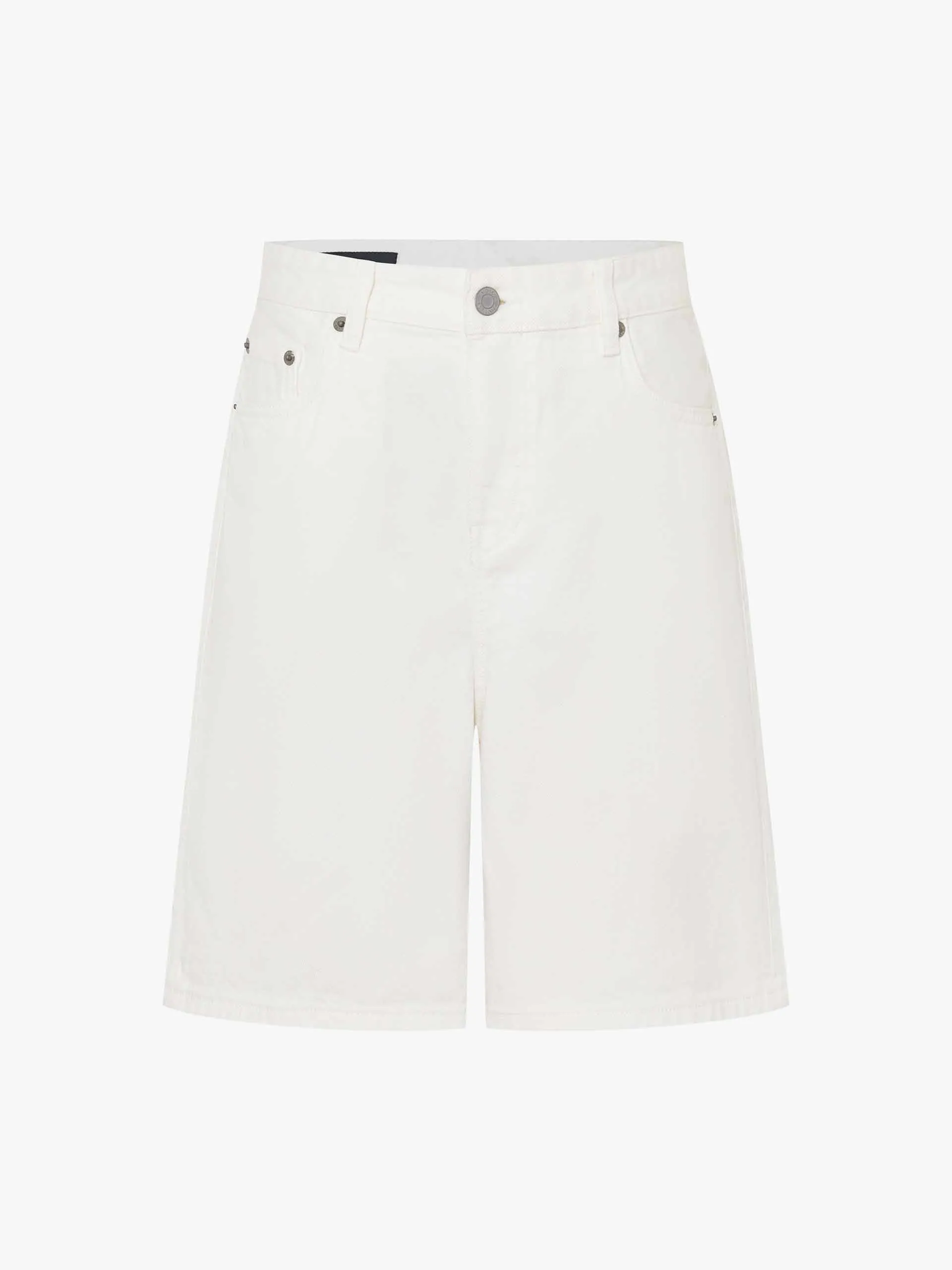 White Denim Shorts