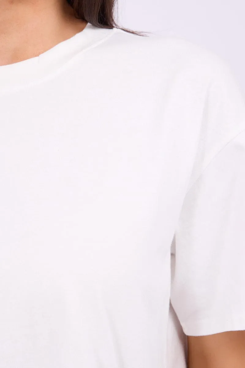 White Loose Fit T-Shirt