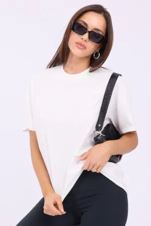 White Loose Fit T-Shirt