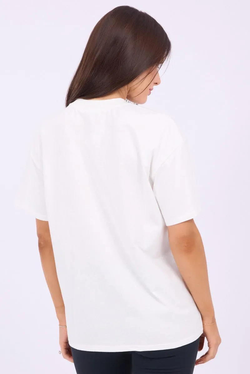 White Loose Fit T-Shirt