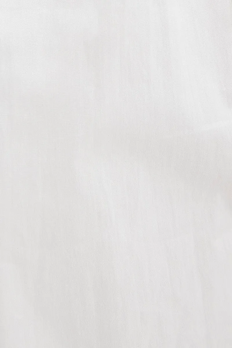 White Shirts Dress Long Sleeve Poplin