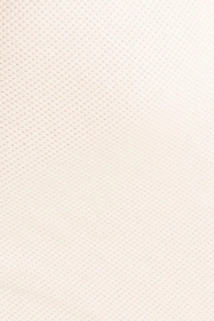 White Sutton Waffle Crew Neck Baby Tee