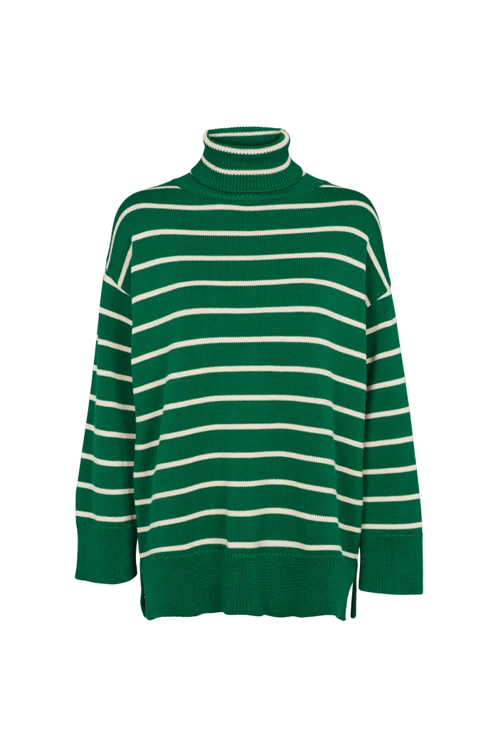 Winie T-Sweater - Green jacket / Birch