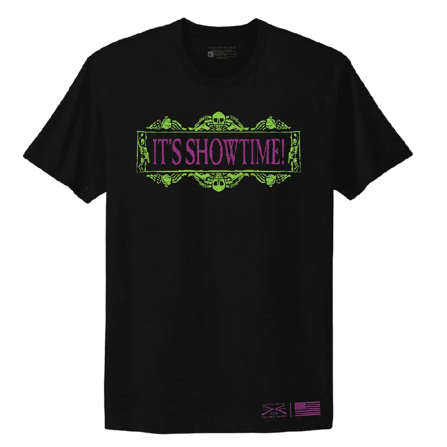 Women's It's Showtime Boyfriend Fit T-Shirt - Black