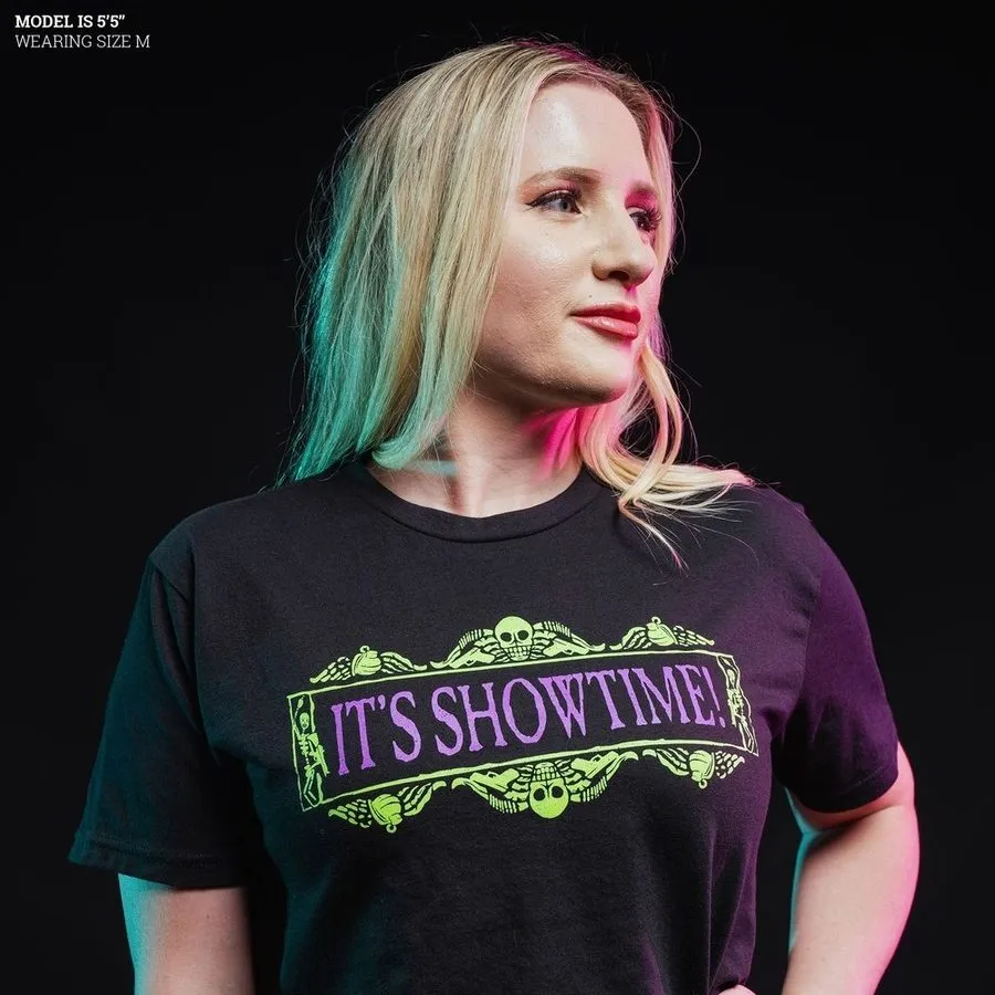 Women's It's Showtime Boyfriend Fit T-Shirt - Black