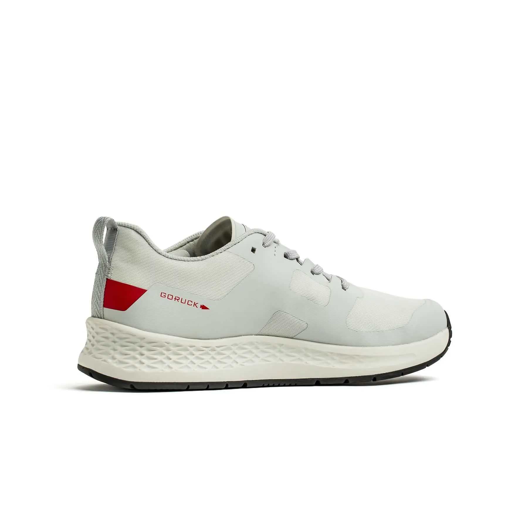 Women's Rough Runner - Light Grey   Red